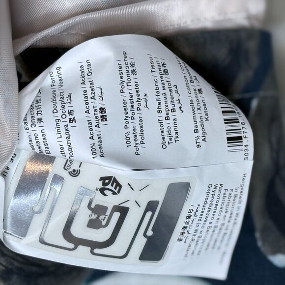 Gerry Weber Dress Womens Preppy Old Money Size UK 38 8 Blue Abstract Print Work - Picture 14 of 16